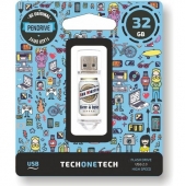 Pendrive 32GB Tech One Tech Beers & Bytes San Midrive Cerveza USB 2.0