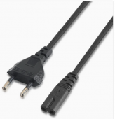 AISENS A132-0173 cable de transmisi�n Negro 1,5 m CEE7/7 C7 acoplador