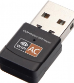 EU World Realtek RTL8811CU USB WiFi Adaptador 600Mbps USB3.0 Nano 11AC Dual Banda 5.8GHz 2.4GHz WiFi Dongle 802.11a b g n AC para PC de Sobremesa IPTV Adaptador USB Soporte Windows10/8/7 Mac Linux