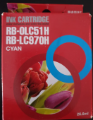 RB-OLC51H Cyan cartucho tinta