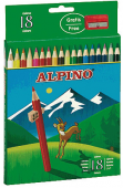 L�pices De Colores Alpino (18 Unidades)