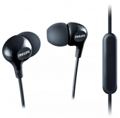 Auriculares Intrauditivos Philips SHE3555/ con Micrfono/ Jack 3.5/ Negros