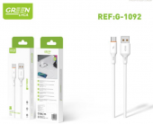 CABLE USB TO TYPE-C CABLE GREEN LYCA