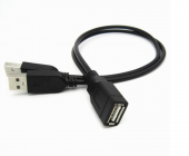 Cable de alimentacin de  datos para ordenador Y USB, doble divisor hembra a USB 2,0, macho, 30cm