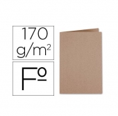 Subcarpeta de archivo en tama�o folio cartulina marron