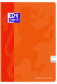 Libreta Oxford Grapa Din A4 Pauta Naranja
