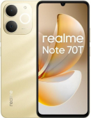 Smartphone Realme Note 70T 12GB/ 256GB/ 6.74/ Dorado Playa