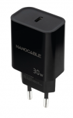 Cargador USB-C PD 30W, Negro 10.10.2012