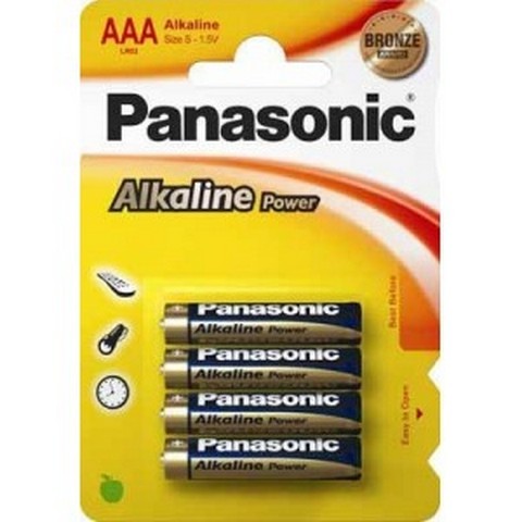 panasonic blister 4 pilas alcalinas lr3 (aaa)
