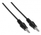 A128-0141 – Cable Audio Est�reo, JACK 3.5/M-JACK 3.5/M, Negro, 0.3 Metros