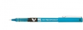 Pilot Boligrafo de tinta liquida V5 HI-Tecpoint Rollerball - Punta fina de aguja 0.5mm - Trazo 0.3mm - Color Azul Claro