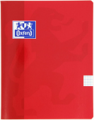 Libreta Oxford grapa Din A4 Cuadricula Rojo