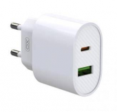 XO Cargador Red 3A Tipo C y Usb PD XO-L81A 20W Blanco