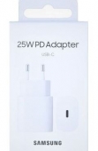 USB-C Samsung 25W PD Adapter Super Fast Charging 3.0A White EP-TA800NWEGEU Service Pack