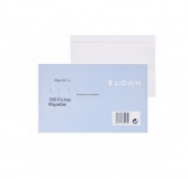 FICHAS LOAN RAYADAS N�4 125X200MM 100UD