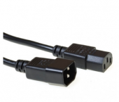 Cable de Alimentaci�n C13 a C14 negro 0,30 m