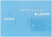 Talonario ENTREGAS - Loan T-79 duplicado Autocopiante