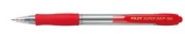 Pilot Boligrafo de Bola Retractil SuperGrip - Punta Redonda 1.0mm - Trazo 0.27mm - Tinta de Aceite - Grip Ergonomico - Color Rojo