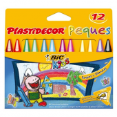 Ceras Bic Kids Plastidecor Peques Caja de 12