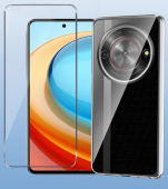 Cristal Templado con Funda Antigolpes Compatible con ZTE Blade A75 + Colocaci�n