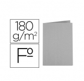 Subcarpeta Liderpapel Folio Gris Intenso 180G/M2
